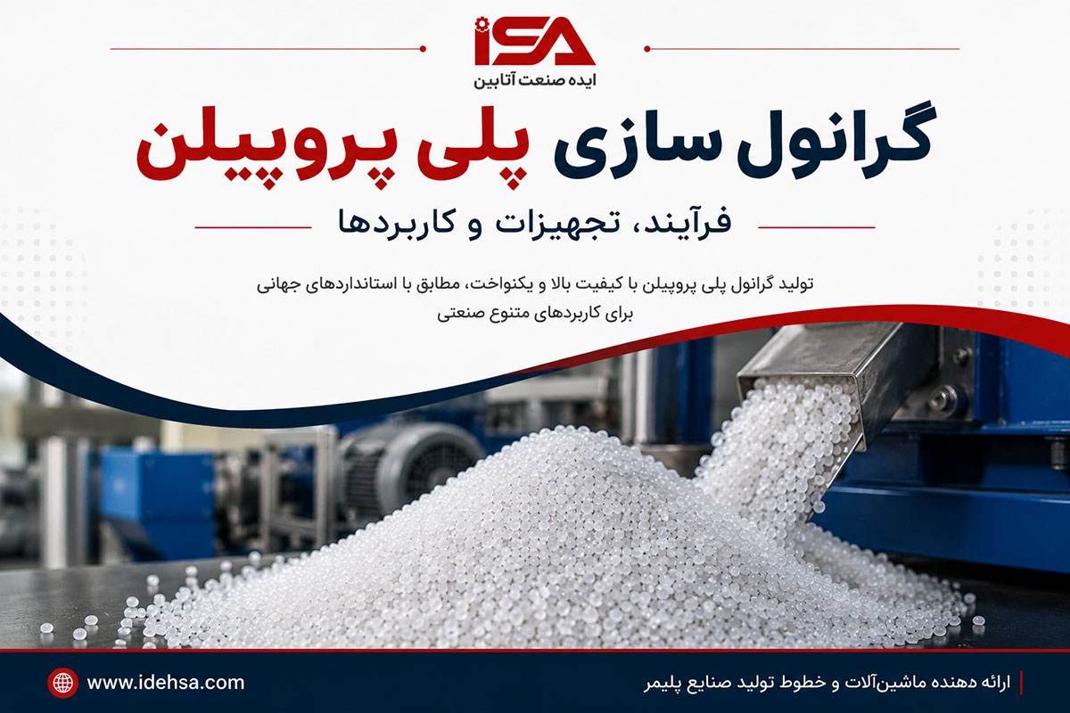 گرانول سازی پلی پروپیلن؛ فرآیند، تجهیزات و کاربردها